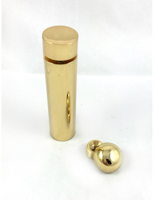 壓克力海報夾配件組 (20mm x 80mm) 含銅鏡珠/化妝螺絲/美化螺絲/廣告螺絲/銅扣,海報固定展示最佳選擇, 1個