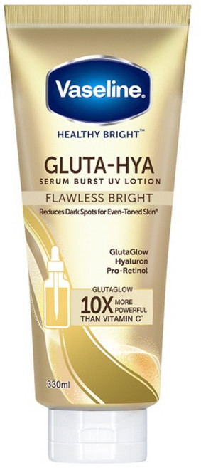 Vaseline 凡士林 Gluta-HYA Serum Burst UV Lotion 改善暗沉膚色, 1個, 330ml