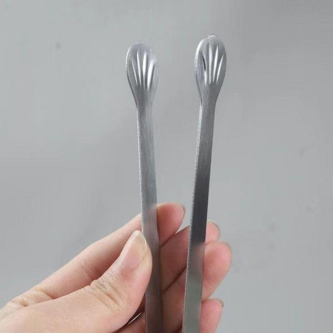 不鏽鋼食物夾/冰夾子 廚房零食夾, 1個, 貝殼款