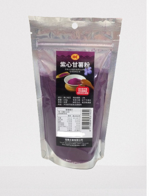 協乘 紫心甘藷粉 台灣本土種植紫薯粉, 1個, 150g 新包裝