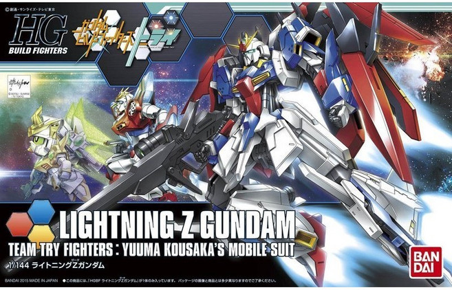BANDAI 萬代 鋼彈創鬥者 HGBF 1/144 #040 電光Z鋼彈 模型, 1個
