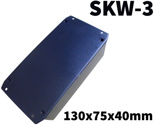 SKW-3 萬用盒 130x75x40mm ABS 黑色, 1個