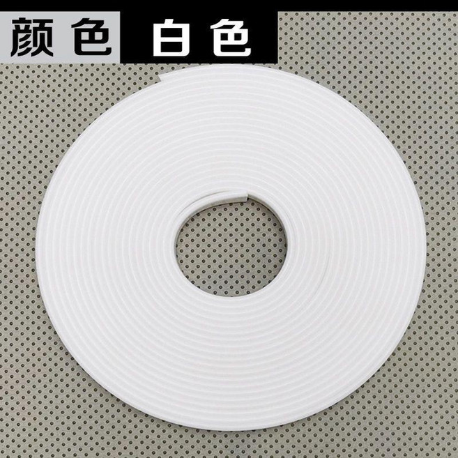 封邊條 自粘軟收邊條 櫥櫃門板材傢俱桌椅邊緣裝飾條, 白色, 16mm 寬自粘一米, 1個