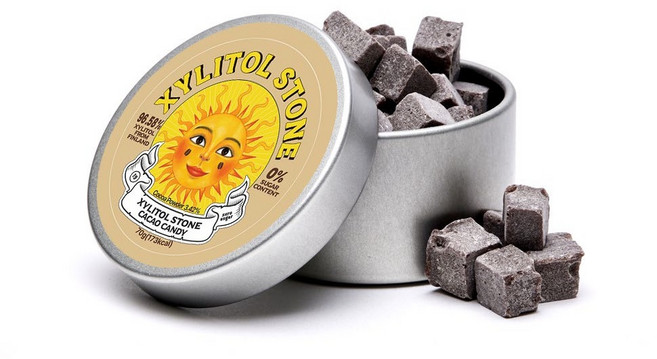 Xylitol Stone 韓國木糖醇 小方糖 鐵盒裝 70g, 1個