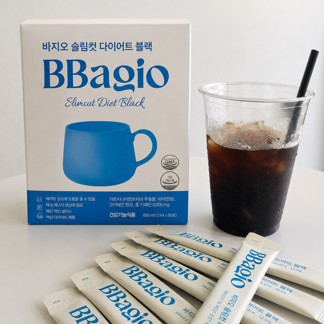 BBAGIO 纖體黑咖啡液, 1套, 50個裝, 14ml