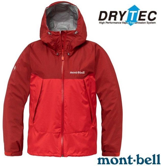 MONT-BELL 女 登山防水透氣 DRY-TEC 連帽風雨衣 THUNDER PASS 外套