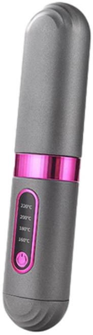 負離子無線液晶直發梳 充電式造型電梳 便攜不傷髮, 灰 / BAL - 218直髮梳, 如圖所示