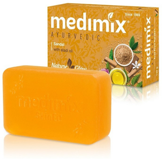 MEDIMIX 檀香美肌皂 (橘黃 / 印度), 1組, 1個