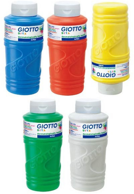GIOTTO 幼兒安全手指膏750ml, 白