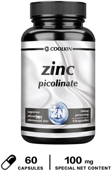 COOLKIN 鋅吡啶酸鹽膠囊 100mg, 60組