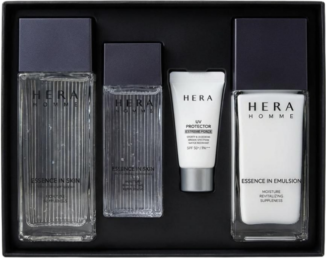 헤라 옴므 2종 단품 세트- (스킨+에멀전) - 남성 스킨케어 남자스킨로션 화장품, 1세트