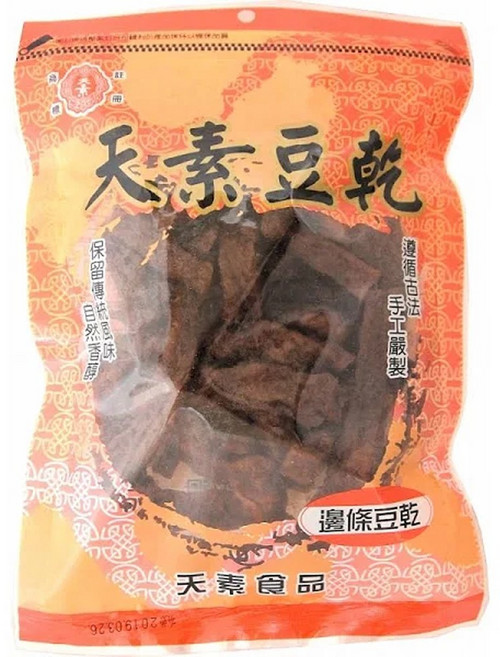 天素 素食豆乾 Q彈有嚼勁, 1個, 邊條豆乾, 260g