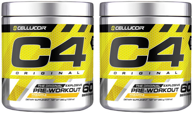CELLUCOR C4 經典運動前補充品 鳳梨口味, 2個, 390g