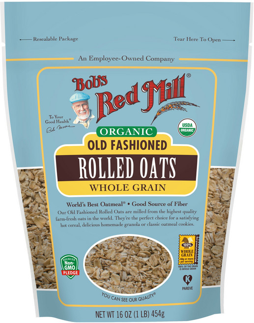 Bob's Red Mill 全穀物傳統燕麥片, 1包, 454g