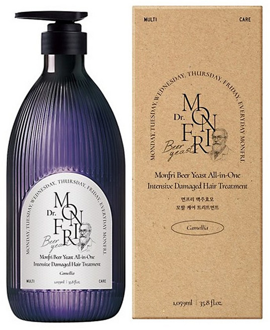 【官方授權】Dr.MonFri 魔法學水解膠原蛋白 NONO不打結護髮乳 1059ml 1瓶, 1個, 1.059L