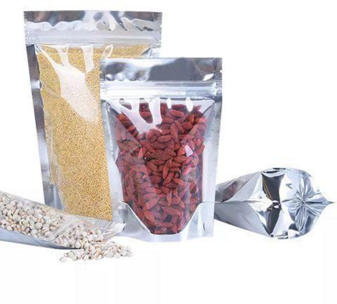 鍍鋁自封自立袋 食品級茶葉乾貨包裝袋, 1個
