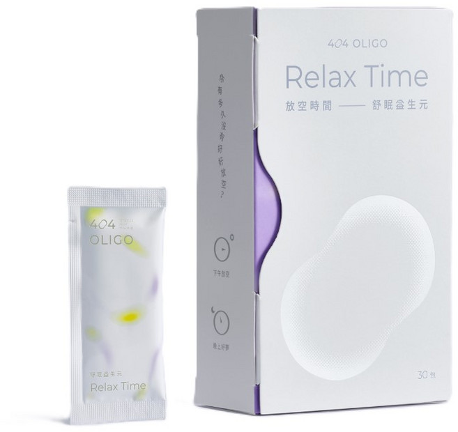 404 OLIGO 放空時間 舒眠益生元 30包, 60g, 1個