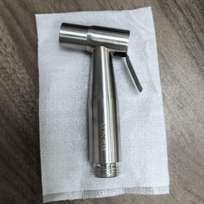 good 4不鏽鋼馬桶噴槍套裝 增壓水槍婦洗器洗屁股衛生間沖洗器噴頭, 1個, x不鏽鋼噴槍, x不鏽鋼噴槍