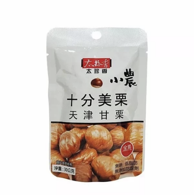 《太珍香》十分美栗 甘栗仁 天津甘栗, 1個, 30g