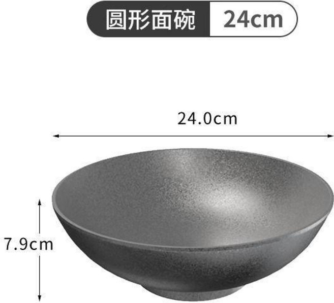 good 4不鏽鋼飯碗小碗雙層隔熱防摔食品級防燙蒸蛋湯碗家用成人餐具, 1個, 復古加厚雙層防燙麪碗24釐米, 復古加厚雙層防燙麪碗24釐米