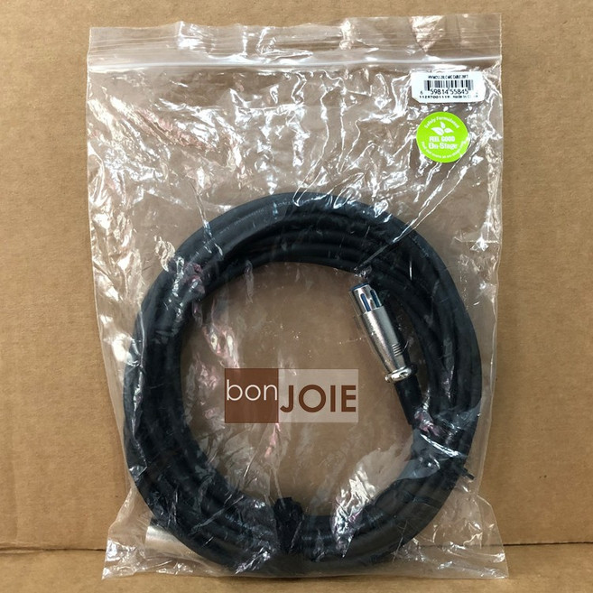 bon JOIE 麥克風線 XLR to XLR 20 ft (6.1公尺) 環保包裝, 1個