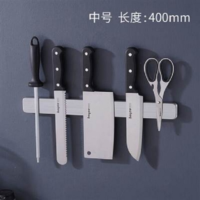 刀具收納架 中号 400mm, 壁掛式磁性刀架, 1個
