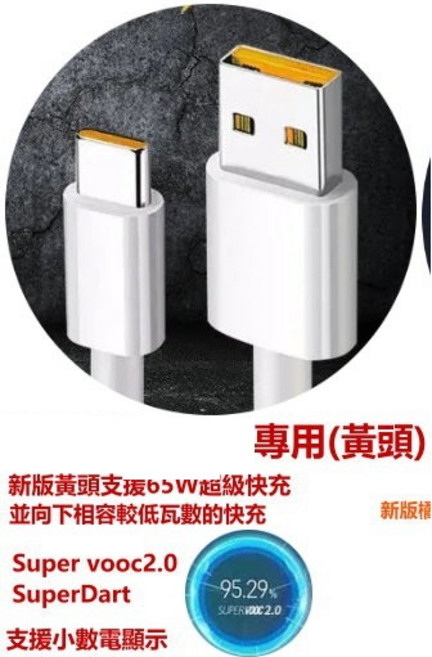 紅米 Type-C 傳輸線 小米55W USB to C 1.5米, 1.5cm, 白, 1個