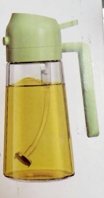 噴霧式加油瓶 玻璃透明瓶身, 5個, 470ml