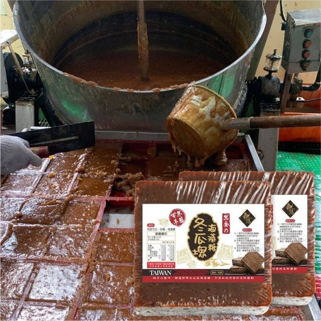 豐草合作社 海藻糖冬瓜茶磚 (超商限購3袋), 1個
