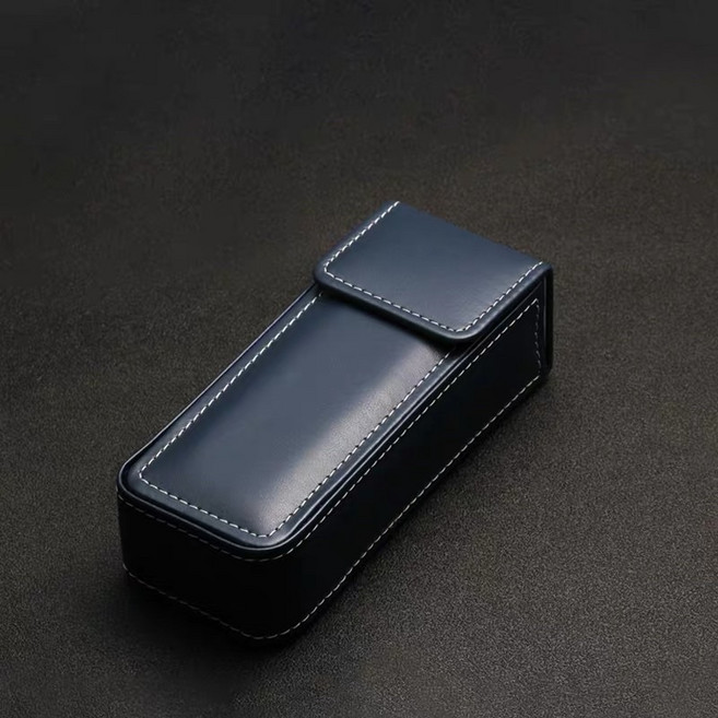 【Gshop】日本YP手工PU皮製復古方形眼鏡盒 - 便攜近視太陽眼鏡收納盒