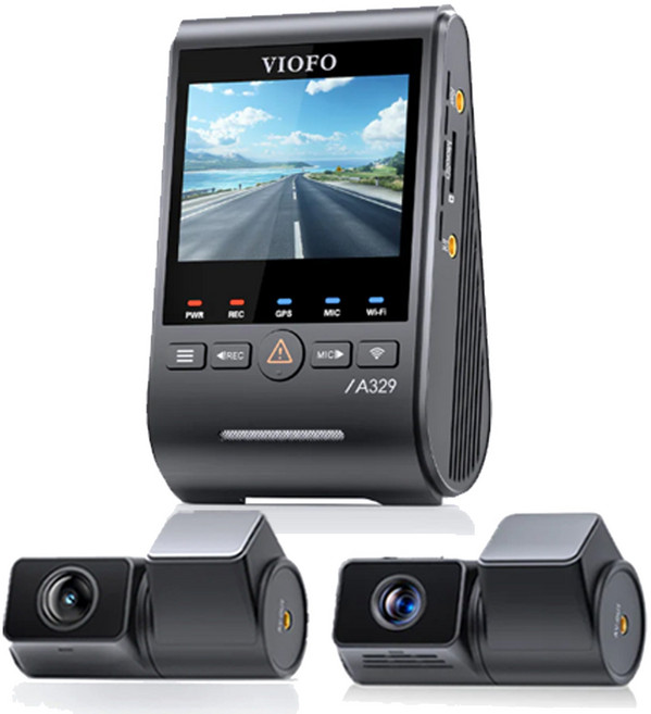VIOFO A329T 三鏡頭行車記錄器 4K 長焦鏡頭 STARVIS 2 台灣代理