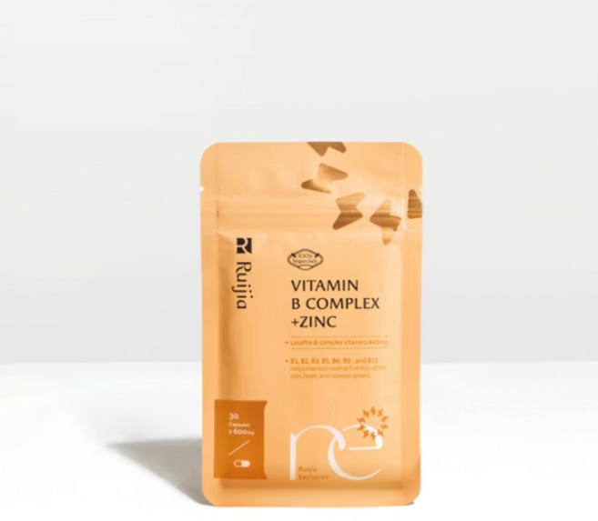 Ruijia 瑞家 維他命B群+鋅膠囊 30粒, 1個, 30份