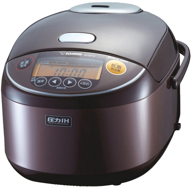 ZOJIRUSHI 象印 10人份 日本製壓力IH電子鍋 NP-ZAF18, 深棕色