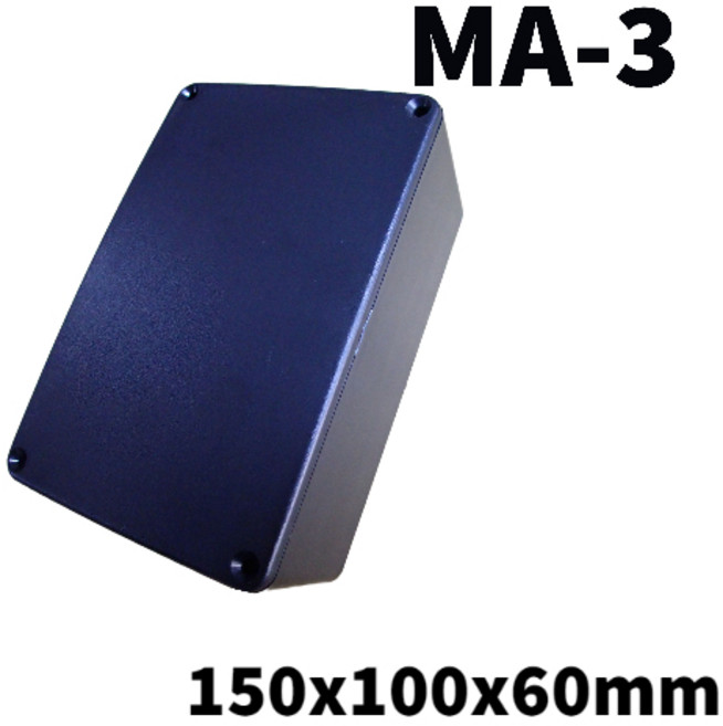MA-3 萬用盒 150x100x60mm ABS 黑色, 1個