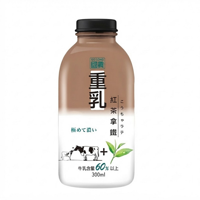 國農 重乳紅茶拿鐵, 24個裝, 300ml