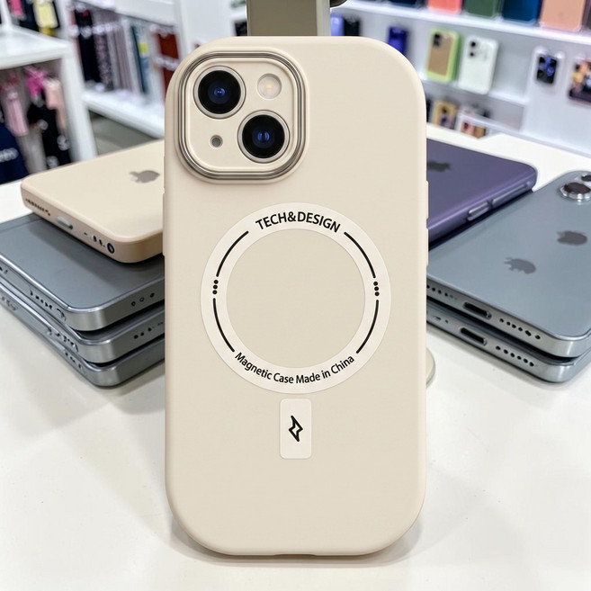 TECH&DESIGN 親膚磁吸充電手機殼 適用於 iPhone 12 系列 支援 MagSafe