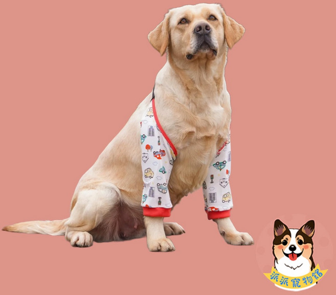 寵物護肘衣 保護手肘 狗狗袖套 大型犬 中型犬, 1個, 小汽車,3XL, -