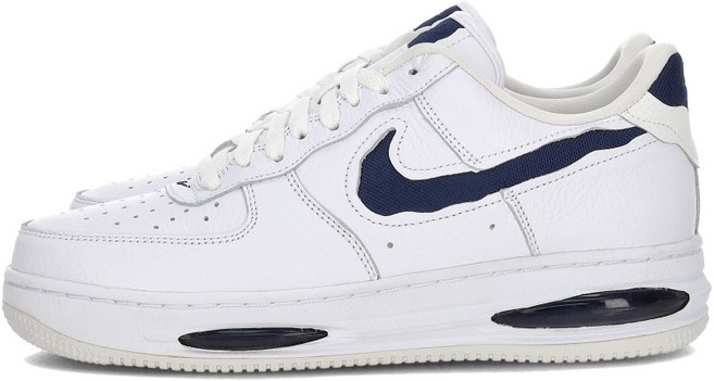 Nike Air Force 1 Low EVO 男鞋 白藍色 皮革 氣墊 復古 運動休閒鞋