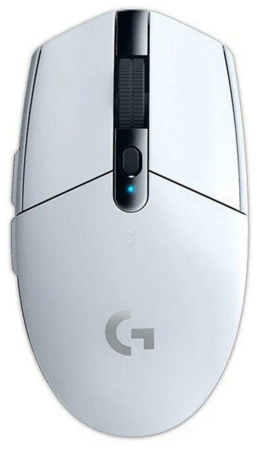 Logitech 羅技 LIGHTSPEED 無線電競滑鼠, 白色, G304