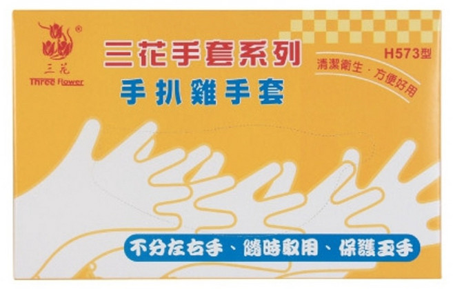 三花 手扒雞手套, 1盒, 100入