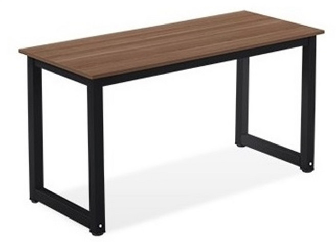 席德斯家具 大角鋼書桌 140x60cm 加厚桌面 穩固H型鋼架 電腦辦公桌, 140*60cm