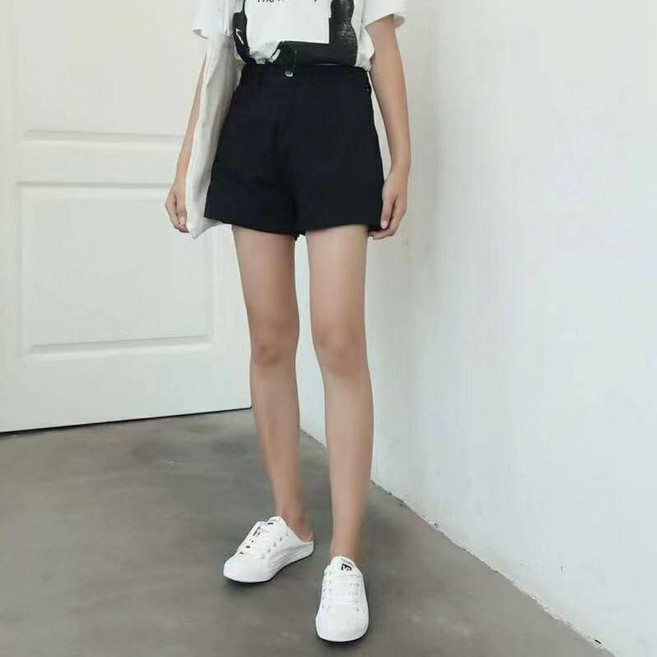 good 短褲女夏天彈力闊腿高腰寬鬆百搭外穿短褲女