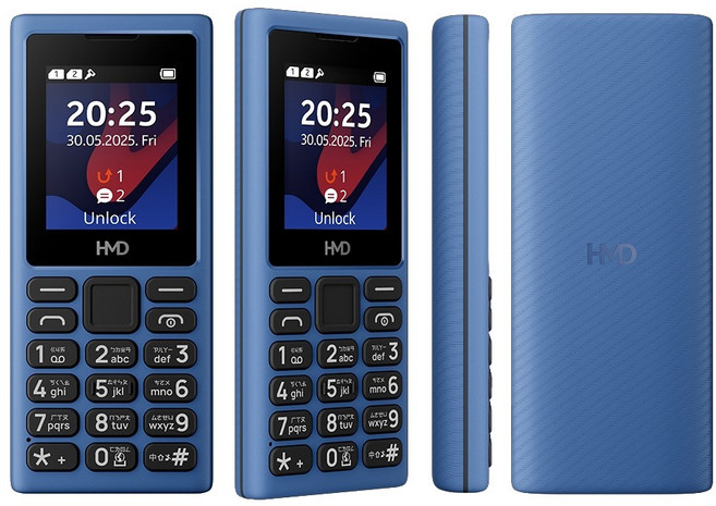 HMD 101 4G VoLTE 雙卡 直立機 注音按鍵/支援藍牙5.0/大螢幕/大按鍵/高清通話, 藍色, 1個