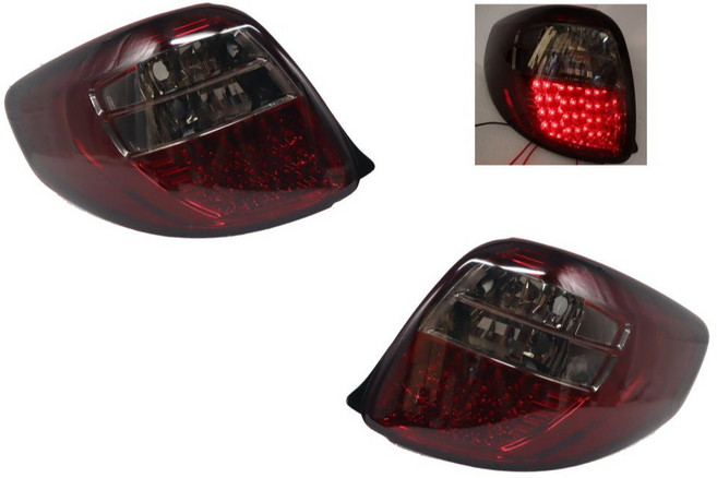 大禾自動車 日規 LED 紅黑 尾燈 適用 鈴木 SX4 06-10 5門, 1個