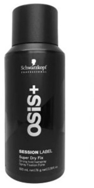 Schwarzkopf Osis Session Label Super Dry Fix 強力定型噴霧,持久定型,輕盈不黏膩, 1個, 100ml