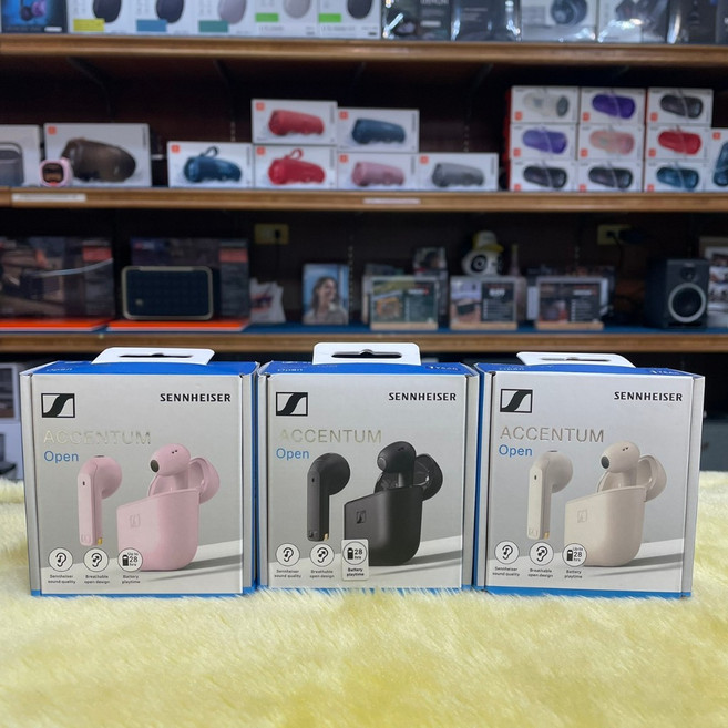 Sennheiser ACCENTUM Open 真無線耳機 藍牙5.3 半開放式設計, 黑色