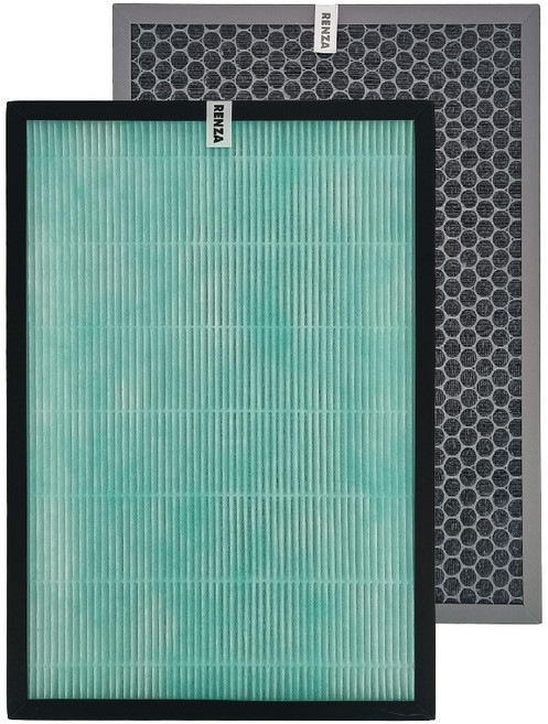 適用 Panasonic 國際牌 F-P04UT8 F-P04US F-P04DS 空氣清淨機 HEPA+活性碳 3合1 濾網 濾芯, 1套, 濾心