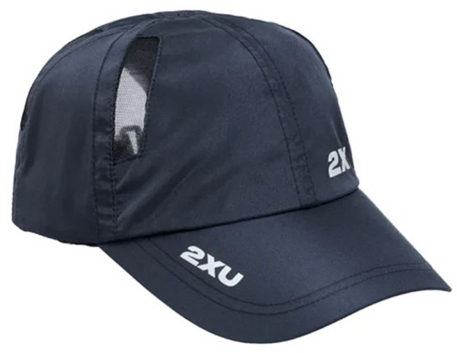 2XU 運動輕量慢跑帽, 黑底黑邊, 1個