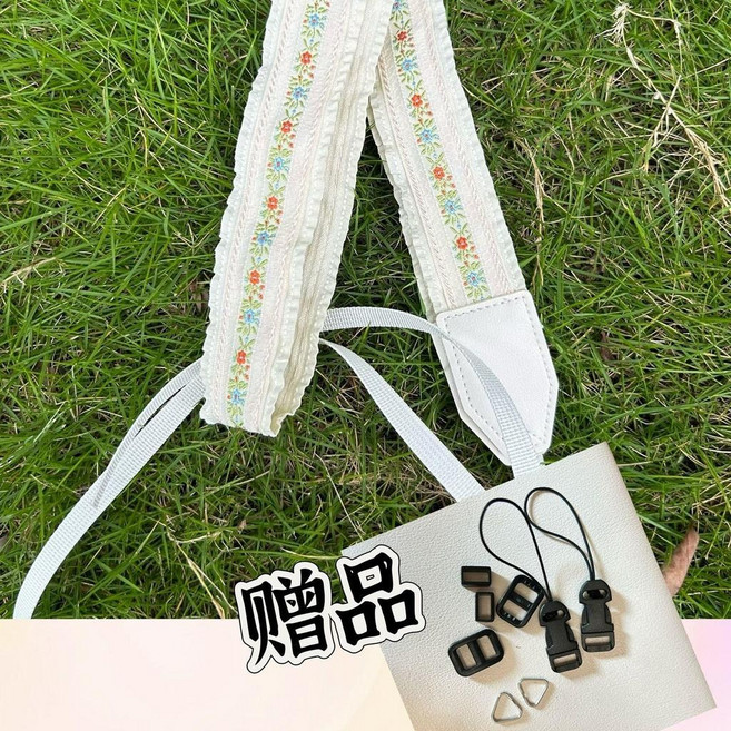 相機揹帶 復古花紋 相機肩帶 手機微單斜挎掛繩, 1個, 相機揹帶-清新小花
