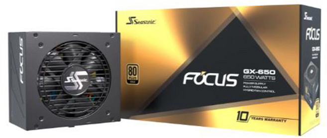 Seasonic 海韻 CORE GX-650 ATX3 80+金牌 全模組 電源供應器, 黑
